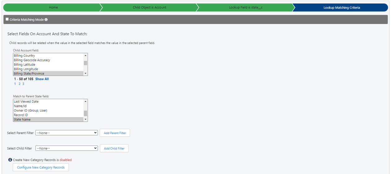 Account to State step 3