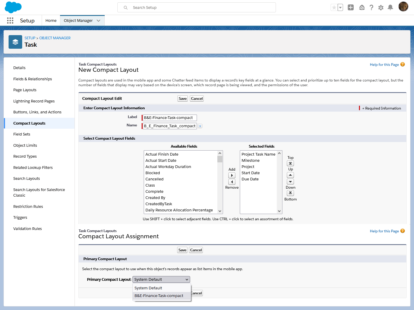 Salesforce project management task app tracking Hours and Expenses Milestones PM+