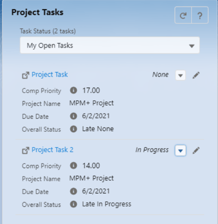 MPM+ Project Tasks