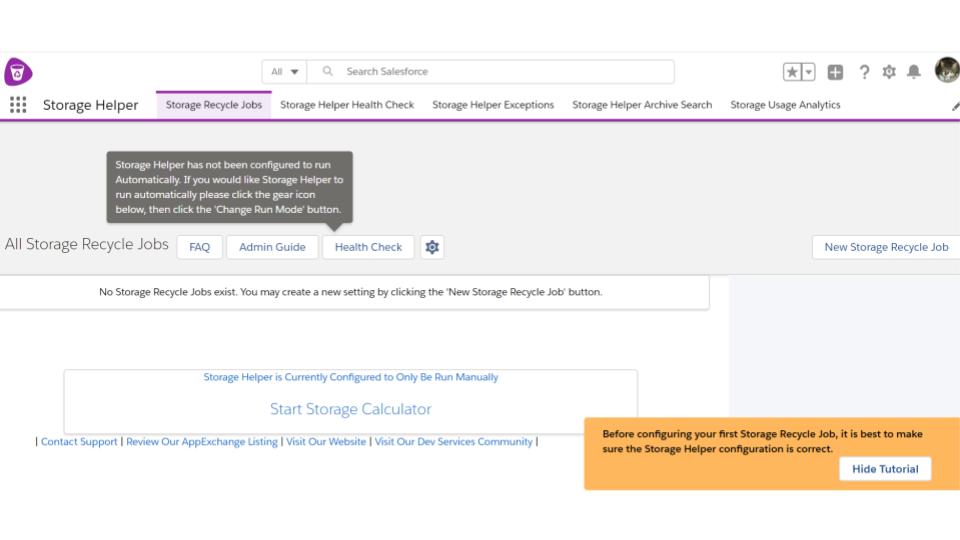 Setting up Storage Helper-1