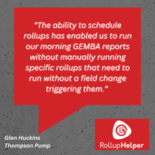 Rollup Helper customer testimonial