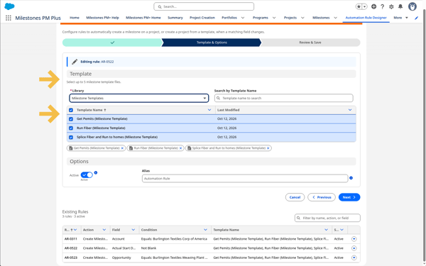 MPM+ automation rule designer image 2