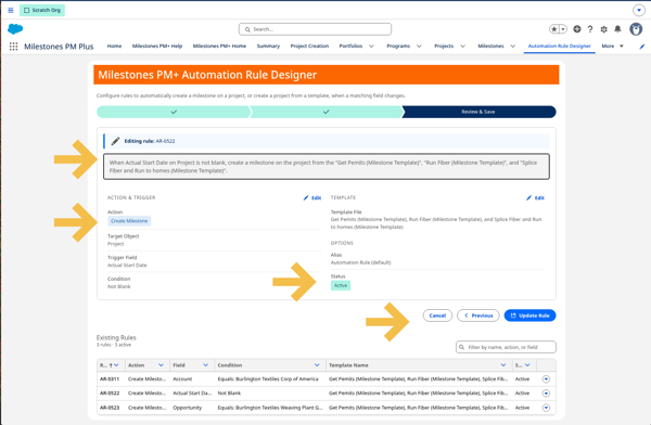 MPM+ automation rule designer image 3