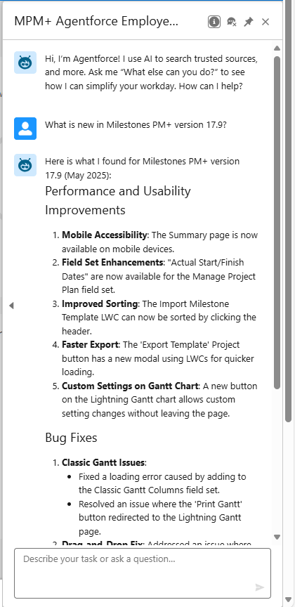 MPM+ Agentforce extension image
