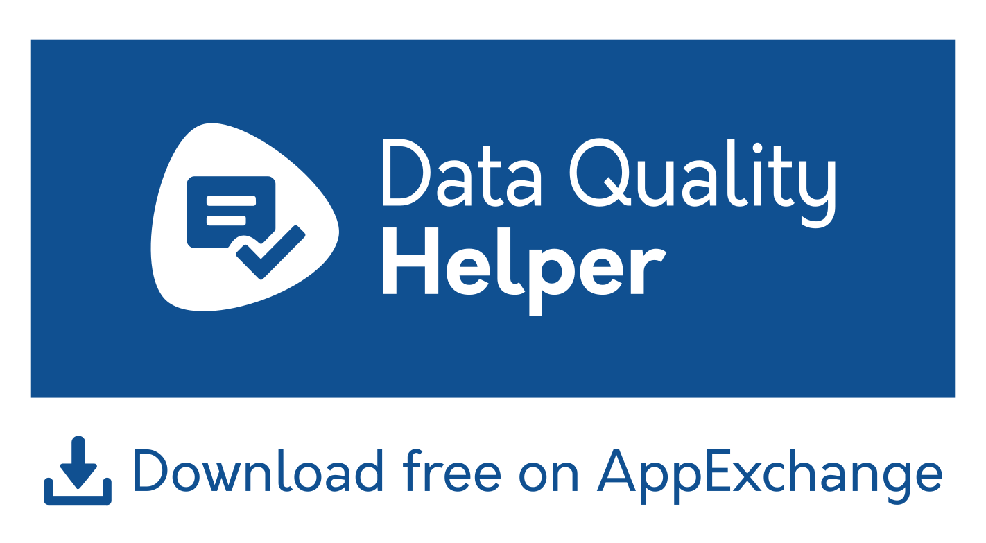 Data Quality Helper - download free on AppExchange
