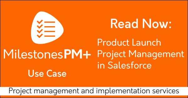 Free Salesforce project management app Milestones PM+ on AppExchange: Tasks, Time tracking, Programs. By trusted Salesforce partner Passage Technology.