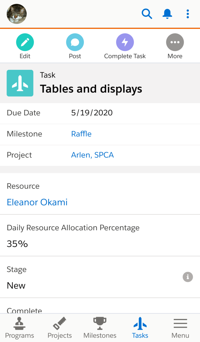 Free Salesforce project management mobile app Milestones PM+