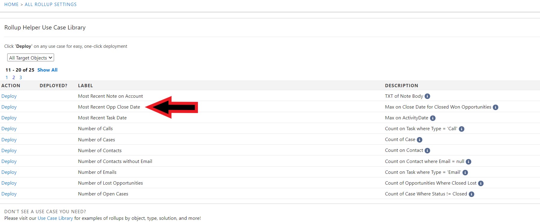 Auto-deploy Most Recent Opp Close Date rollup