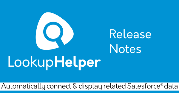 Lookup Helper release notes image