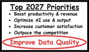 Top Priorities for 2027 - Improve Data quality